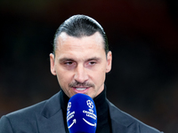 Zlatan Ibrahimovic of AC Milan during the UEFA Champions League 2024/25 League Phase MD1 match between AC Milan and Liverpool FC at Stadio S...