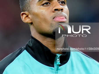 Ryan Gravenberch of Liverpool FC looks on during the UEFA Champions League 2024/25 League Phase MD1 match between AC Milan and Liverpool FC...