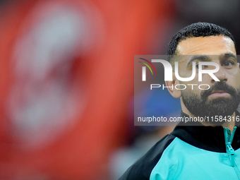 Mohamed Salah of Liverpool FC looks on during the UEFA Champions League 2024/25 League Phase MD1 match between AC Milan and Liverpool FC at...