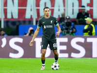 Trent Alexander-Arnold of Liverpool FC during the UEFA Champions League 2024/25 League Phase MD1 match between AC Milan and Liverpool FC at...