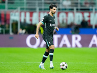 Dominik Szoboszlai of Liverpool FC during the UEFA Champions League 2024/25 League Phase MD1 match between AC Milan and Liverpool FC at Stad...