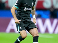 Dominik Szoboszlai of Liverpool FC during the UEFA Champions League 2024/25 League Phase MD1 match between AC Milan and Liverpool FC at Stad...