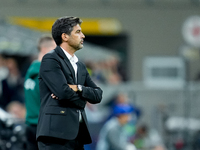 Paulo Fonseca head coach of AC Milan looks on during the UEFA Champions League 2024/25 League Phase MD1 match between AC Milan and Liverpool...