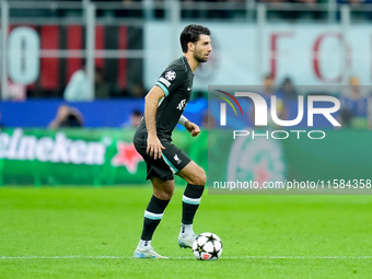 Dominik Szoboszlai of Liverpool FC during the UEFA Champions League 2024/25 League Phase MD1 match between AC Milan and Liverpool FC at Stad...