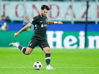 Dominik Szoboszlai of Liverpool FC during the UEFA Champions League 2024/25 League Phase MD1 match between AC Milan and Liverpool FC at Stad...