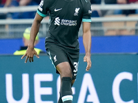 Ryan Gravenberch of Liverpool FC during the UEFA Champions League 2024/25 League Phase MD1 match between AC Milan and Liverpool FC at Stadio...