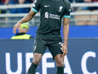 Ryan Gravenberch of Liverpool FC during the UEFA Champions League 2024/25 League Phase MD1 match between AC Milan and Liverpool FC at Stadio...