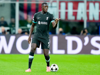 Ibrahima Konate' of Liverpool FC during the UEFA Champions League 2024/25 League Phase MD1 match between AC Milan and Liverpool FC at Stadio...