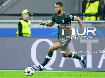 Cody Gakpo of Liverpool FC during the UEFA Champions League 2024/25 League Phase MD1 match between AC Milan and Liverpool FC at Stadio San S...