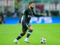 Mohamed Salah of Liverpool FC during the UEFA Champions League 2024/25 League Phase MD1 match between AC Milan and Liverpool FC at Stadio Sa...