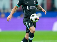 Alexis Mac Allister of Liverpool FC during the UEFA Champions League 2024/25 League Phase MD1 match between AC Milan and Liverpool FC at Sta...