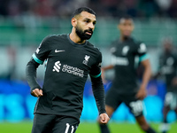 Mohamed Salah of Liverpool FC during the UEFA Champions League 2024/25 League Phase MD1 match between AC Milan and Liverpool FC at Stadio Sa...