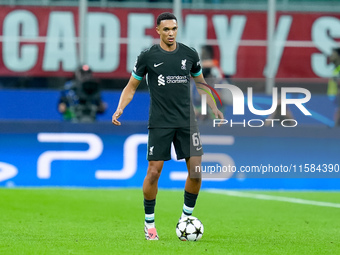 Trent Alexander-Arnold of Liverpool FC during the UEFA Champions League 2024/25 League Phase MD1 match between AC Milan and Liverpool FC at...