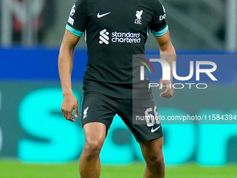 Trent Alexander-Arnold of Liverpool FC during the UEFA Champions League 2024/25 League Phase MD1 match between AC Milan and Liverpool FC at...