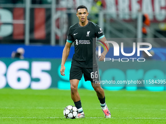 Trent Alexander-Arnold of Liverpool FC during the UEFA Champions League 2024/25 League Phase MD1 match between AC Milan and Liverpool FC at...