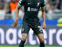 Ryan Gravenberch of Liverpool FC during the UEFA Champions League 2024/25 League Phase MD1 match between AC Milan and Liverpool FC at Stadio...