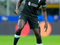 Ibrahima Konate' of Liverpool FC during the UEFA Champions League 2024/25 League Phase MD1 match between AC Milan and Liverpool FC at Stadio...