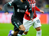 Mohamed Salah of Liverpool FC during the UEFA Champions League 2024/25 League Phase MD1 match between AC Milan and Liverpool FC at Stadio Sa...