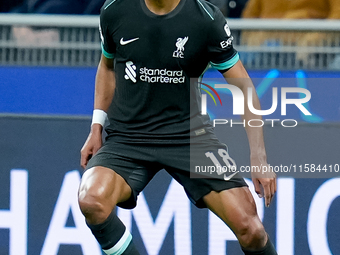 Cody Gakpo of Liverpool FC during the UEFA Champions League 2024/25 League Phase MD1 match between AC Milan and Liverpool FC at Stadio San S...