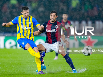 Remo Freuler of Bologna FC during the UEFA Champions League 2024/25 League Phase MD1 match between Bologna FC and FC Shakhtar Donetsk at Sta...