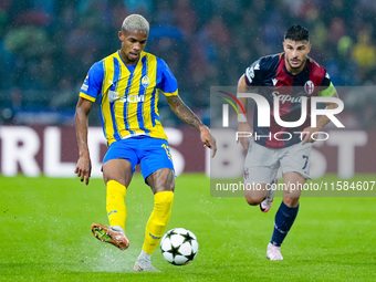 Pedrinho of FC Shakhtar Donetsk during the UEFA Champions League 2024/25 League Phase MD1 match between Bologna FC and FC Shakhtar Donetsk a...