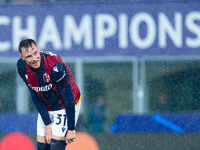 Sam Beukema of Bologna FC looks on during the UEFA Champions League 2024/25 League Phase MD1 match between Bologna FC and FC Shakhtar Donets...