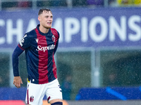 Sam Beukema of Bologna FC looks on during the UEFA Champions League 2024/25 League Phase MD1 match between Bologna FC and FC Shakhtar Donets...