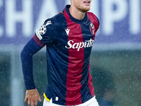 Sam Beukema of Bologna FC looks on during the UEFA Champions League 2024/25 League Phase MD1 match between Bologna FC and FC Shakhtar Donets...