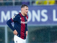 Sam Beukema of Bologna FC looks on during the UEFA Champions League 2024/25 League Phase MD1 match between Bologna FC and FC Shakhtar Donets...