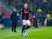 Sam Beukema of Bologna FC during the UEFA Champions League 2024/25 League Phase MD1 match between Bologna FC and FC Shakhtar Donetsk at Stad...