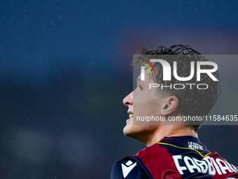 Giovanni Fabbian of Bologna FC looks on during the UEFA Champions League 2024/25 League Phase MD1 match between Bologna FC and FC Shakhtar D...