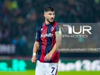 Riccardo Orsolini of Bologna FC looks on during the UEFA Champions League 2024/25 League Phase MD1 match between Bologna FC and FC Shakhtar...