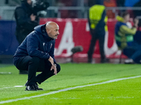 Vincenzo Italiano head coach of Bologna FC looks on during the UEFA Champions League 2024/25 League Phase MD1 match between Bologna FC and F...