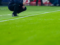 Vincenzo Italiano head coach of Bologna FC looks on during the UEFA Champions League 2024/25 League Phase MD1 match between Bologna FC and F...