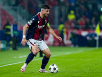 Riccardo Orsolini of Bologna FC during the UEFA Champions League 2024/25 League Phase MD1 match between Bologna FC and FC Shakhtar Donetsk a...