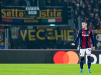 Sam Beukema of Bologna FC during the UEFA Champions League 2024/25 League Phase MD1 match between Bologna FC and FC Shakhtar Donetsk at Stad...