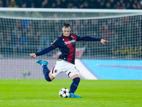 Sam Beukema of Bologna FC during the UEFA Champions League 2024/25 League Phase MD1 match between Bologna FC and FC Shakhtar Donetsk at Stad...