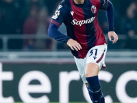 Sam Beukema of Bologna FC during the UEFA Champions League 2024/25 League Phase MD1 match between Bologna FC and FC Shakhtar Donetsk at Stad...