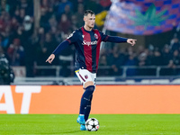 Sam Beukema of Bologna FC during the UEFA Champions League 2024/25 League Phase MD1 match between Bologna FC and FC Shakhtar Donetsk at Stad...