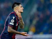 Santiago Castro of Bologna FC looks dejected during the UEFA Champions League 2024/25 League Phase MD1 match between Bologna FC and FC Shakh...