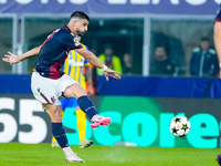 Riccardo Orsolini of Bologna FC during the UEFA Champions League 2024/25 League Phase MD1 match between Bologna FC and FC Shakhtar Donetsk a...