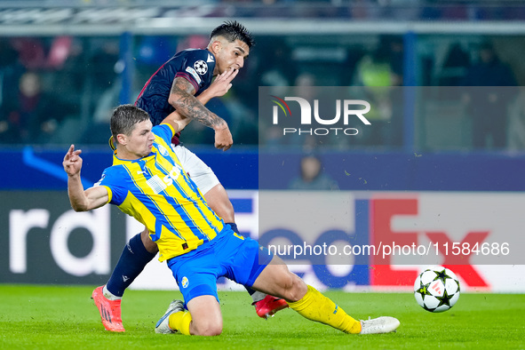 Santiago Castro of Bologna FC during the UEFA Champions League 2024/25 League Phase MD1 match between Bologna FC and FC Shakhtar Donetsk at...