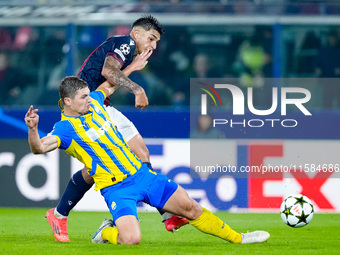 Santiago Castro of Bologna FC during the UEFA Champions League 2024/25 League Phase MD1 match between Bologna FC and FC Shakhtar Donetsk at...