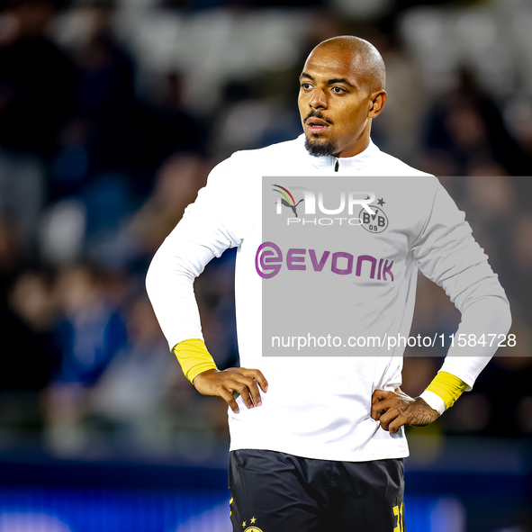 Borussia Dortmund forward Donyell Malen during the match between Club Brugge and Borussia Dortmund at the Jan Breydelstadion for the Champio...