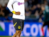 Borussia Dortmund forward Donyell Malen during the match between Club Brugge and Borussia Dortmund at the Jan Breydelstadion for the Champio...