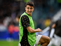 Andrea Cambiaso of Juventus during the UEFA Champions League 2024/25 League Phase MD1 match between Juventus and PSV Eindhoven at Juventus S...