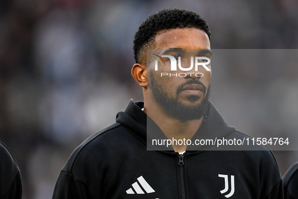 Gleison Bremer of Juventus during the UEFA Champions League 2024/25 League Phase MD1 match between Juventus and PSV Eindhoven at Juventus St...