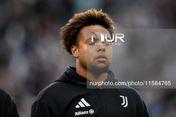 Weston McKennie of Juventus during the UEFA Champions League 2024/25 League Phase MD1 match between Juventus and PSV Eindhoven at Juventus S...