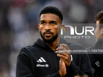 Gleison Bremer of Juventus during the UEFA Champions League 2024/25 League Phase MD1 match between Juventus and PSV Eindhoven at Juventus St...