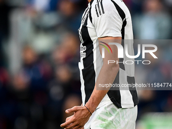 Dusan Vlahovic of Juventus during the UEFA Champions League 2024/25 League Phase MD1 match between Juventus and PSV Eindhoven at Juventus St...